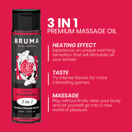 Bruma Massageöl mit Duft Erdbeere 100ml