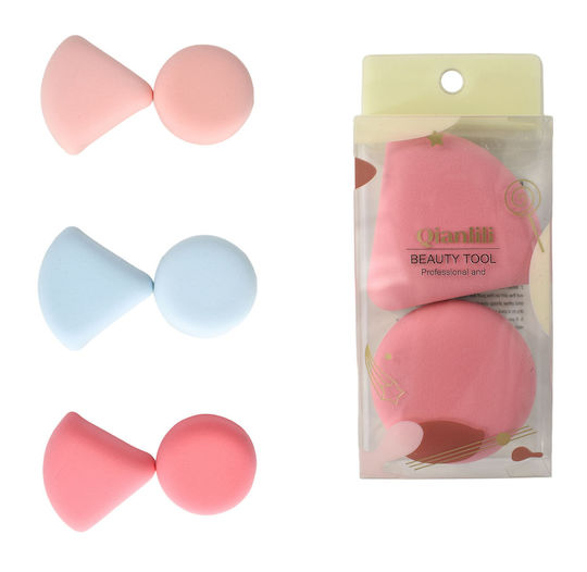Cosmofan Set with Makeup Sponges for Powder 2pcs