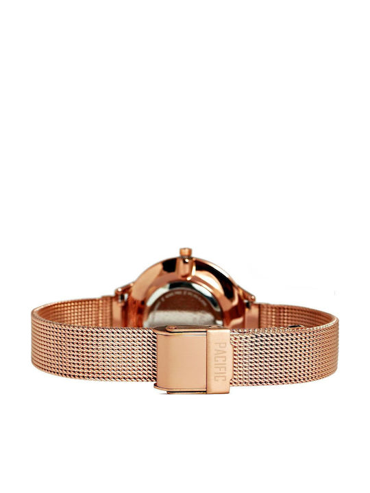 Pacific Men's Watch Battery with Metal Bracelet