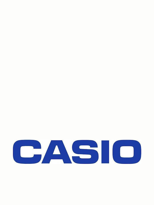 Casio Edifice Ανδρικό Ρολόι Χρονογράφος Μπαταρίας με Ασημί Μεταλλικό Μπρασελέ