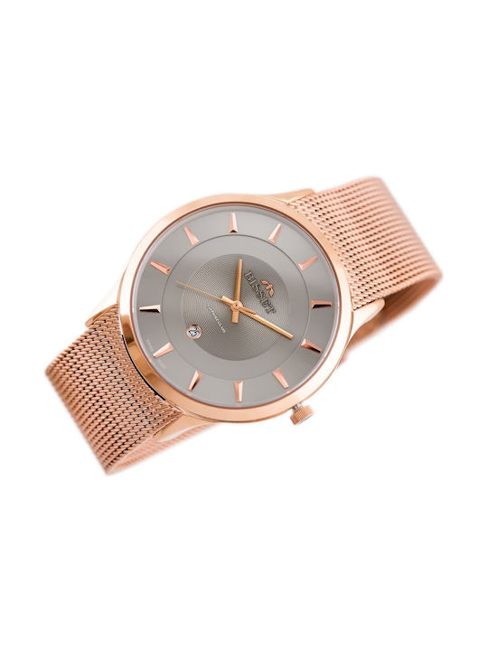 Bisset Watch Battery with Metal Bracelet