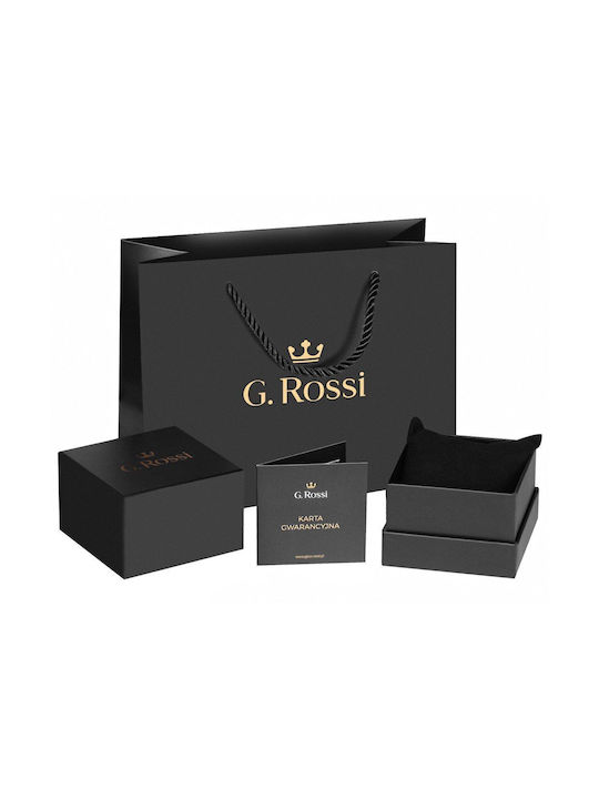 G.Rossi Watch Chronograph Battery with Metal Bracelet
