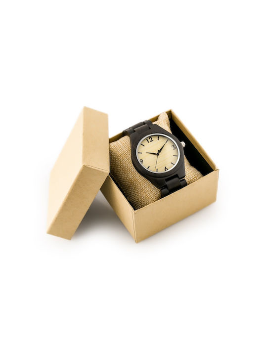 Inny Watch Battery with Wooden Bracelet