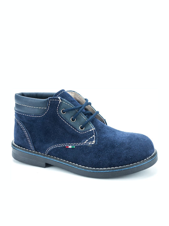 301 Kids Boots with Laces Blue