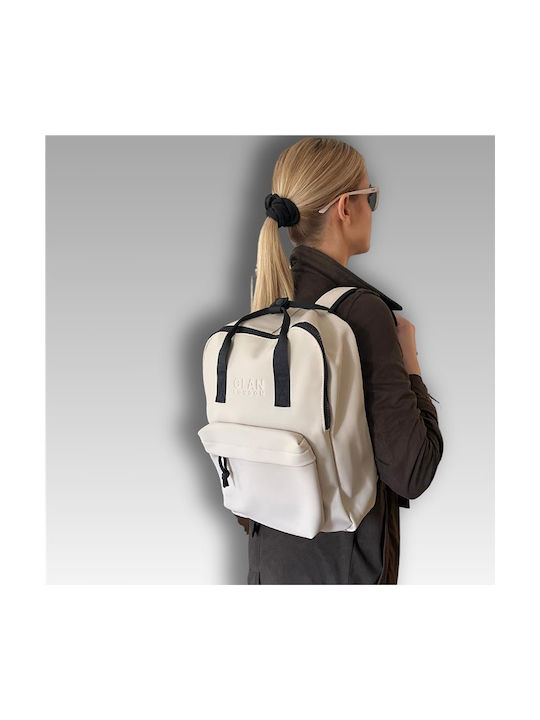 Clan London Women's Backpack Waterproof Beige