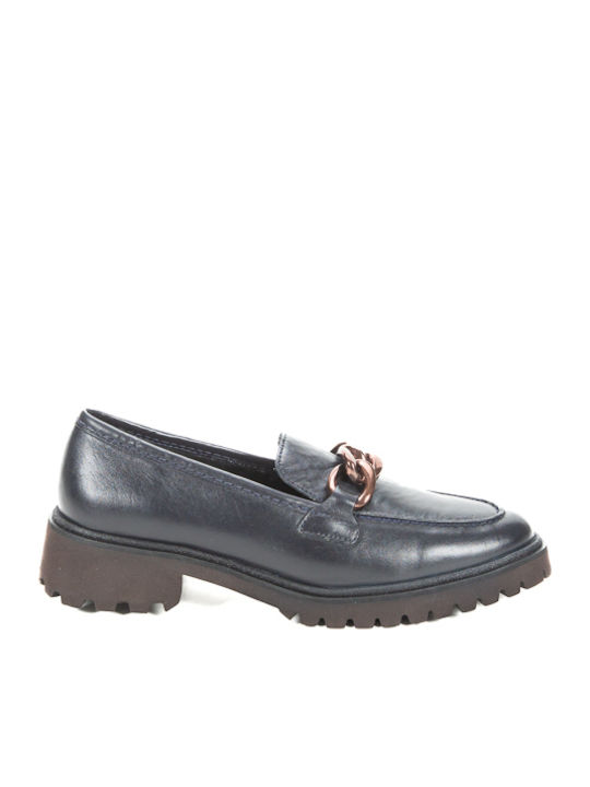Damen Mokassins in Blau Farbe