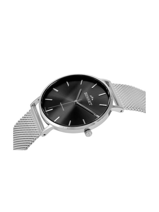 Bisset Watch with Silver Metal Bracelet