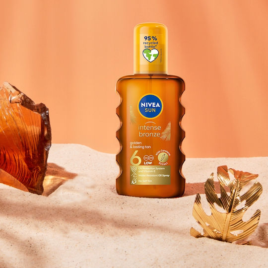 Nivea Sun Intense Bronze Waterproof Body Sunscreen SPF6 200ml