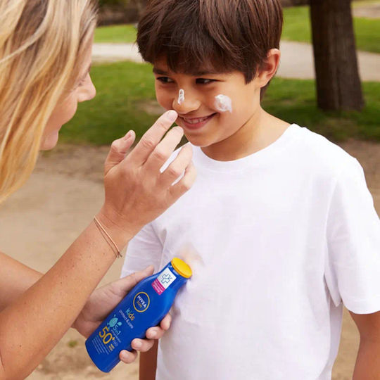Nivea Protect & Care SPF50+ Waterproof Kids Sunscreen Emulsion for Face 200ml