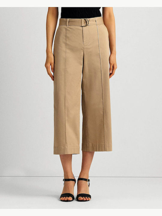 Damen Stoff Hose Ecru