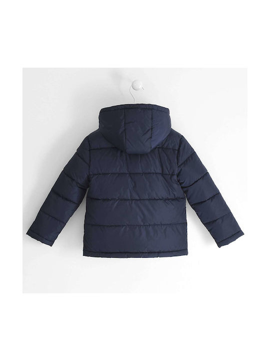 Superga Kids Casual Jacket with Hood Dark blue