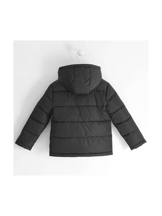 Superga Kids Casual Jacket with Hood Black