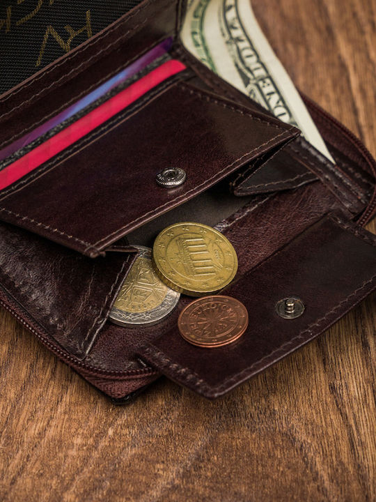 Δερμάτινο Ανδρικό Πορτοφόλι Καρτών Μαύρο