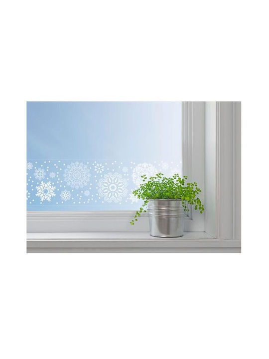 Heyda Christmas for Window with Design Νιφάδων