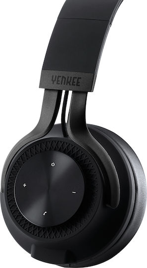Yenkee YHP 20BT Безжични Bluetooth On Ear Слушалки с 8 часа Работа Черни