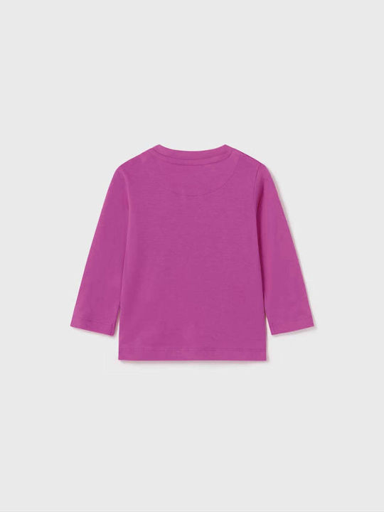 Mayoral Kids Blouse Long Sleeve Fuchsia