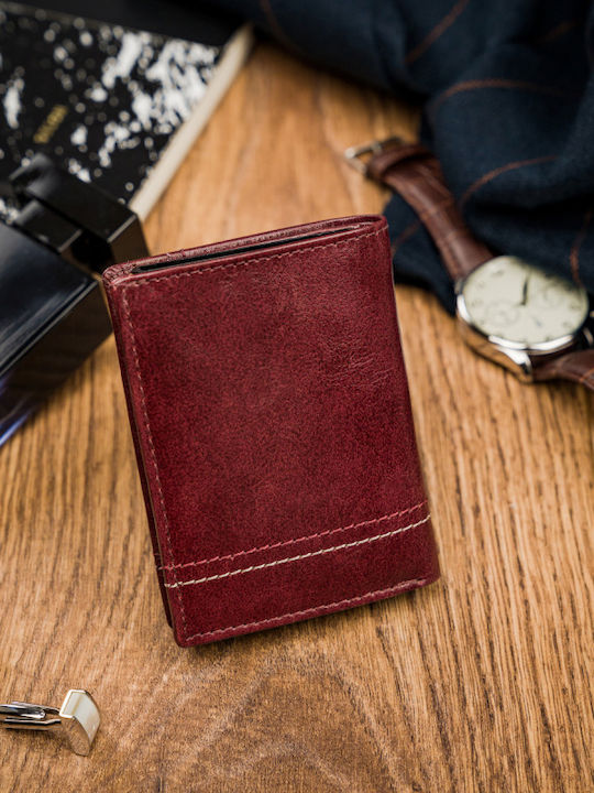 Leder Herren Geldbörse Karten mit RFID Braun