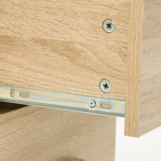 vidaXL Badezimmerschrank B150xT45xH45cm Eiche
