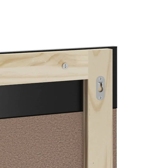 vidaXL Ντουλάπι Μπάνιου 60x10.5x110cm Μαύρο