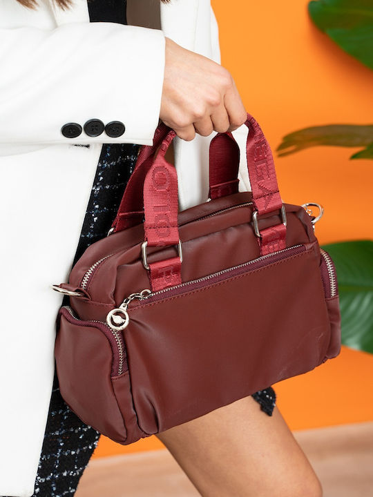 Megapolo Women's Bag Hand Burgundy