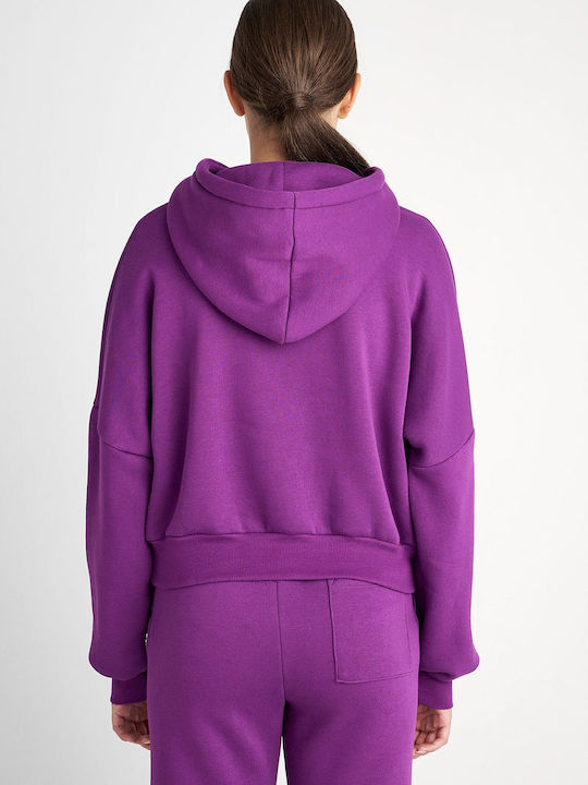 SugarFree Women's Long Hooded Fleece Sweatshirt MOV