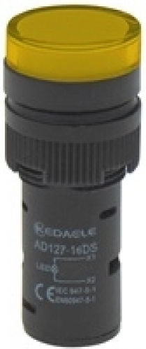 KND LED Ενδεικτική Λυχνία Κίτρινο 10τμχ 02.011.0255