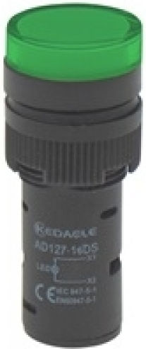 KND LED Anzeigelampe Grün 10 Stück 02.011.0254