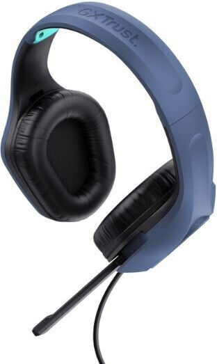 Trust GXT 415 Zirox Over Ear Gaming Headset with 3.5mm Connection Blue for Nintendo Switch / PC / PS4 / PS5 / XBOX