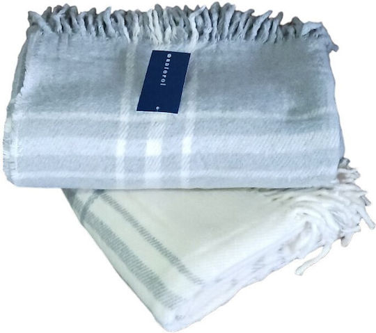 Manterol Casa Prisma Set De Pleduri 2 Buc 2 Fețe Gri