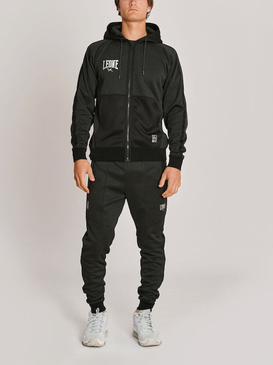 Sweatpants Glossy with Elastic Dark Grey