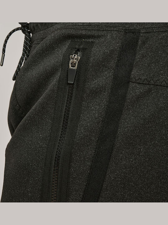 Sweatpants Glossy with Elastic Dark Grey
