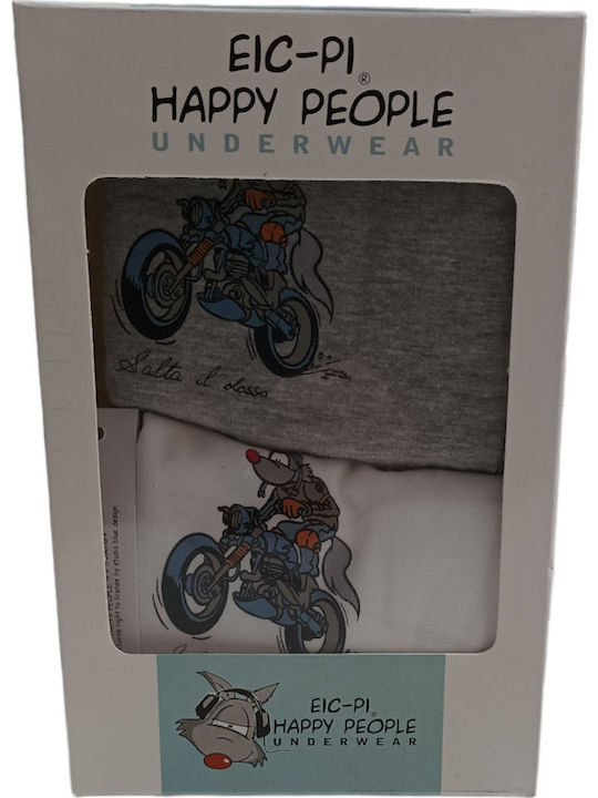 Happy People Σετ Παιδικά Φανελάκια Πολύχρωμα 2τμχ Happy People Σετ Παιδικά Φανελάκια Πολύχρωμα 2τμχ