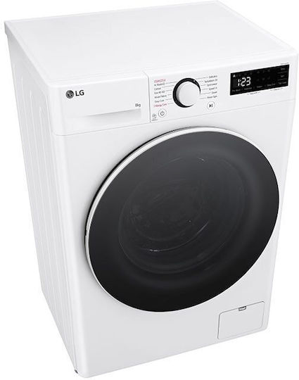 LG Πλυντήριο Ρούχων 8kg με Τεχνολογία Ατμού 1200 Στροφών TurboWash F2WR508S0W