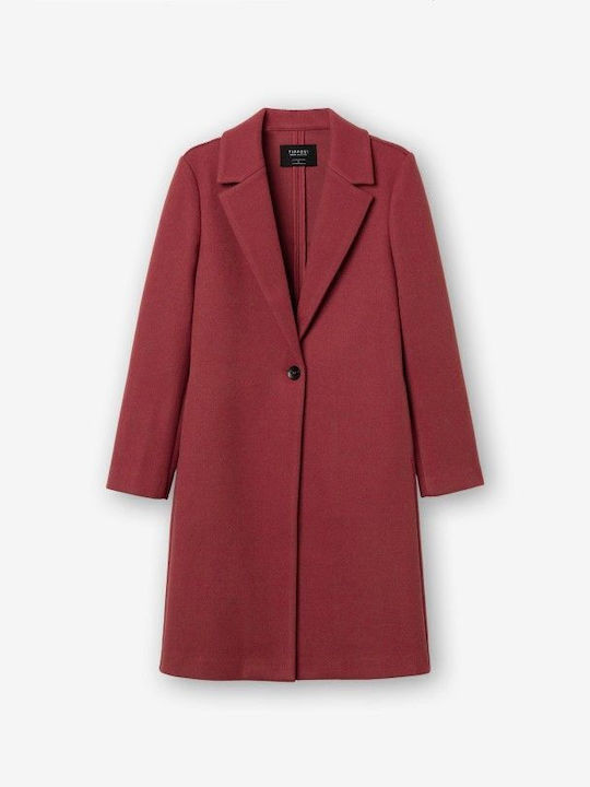 Tiffosi Women's Midi Coat with Buttons Somone.