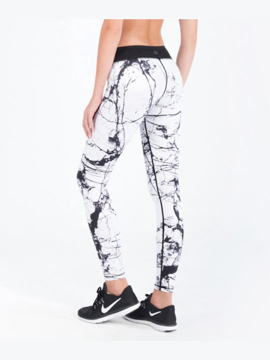 Maroon K Dri-Fit Frauen Leggings White.