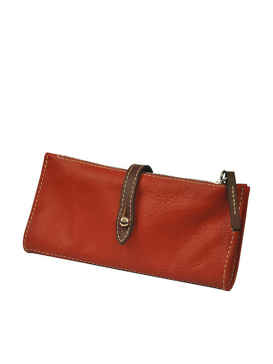 Small Leather Women's Wallet Classic Red