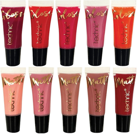 Technic Set de machiaj pentru față și corpBuze Lip Vault Gift Set 10buc