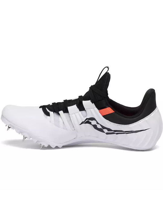 Saucony Showdown 5 Sport Shoes Spikes White