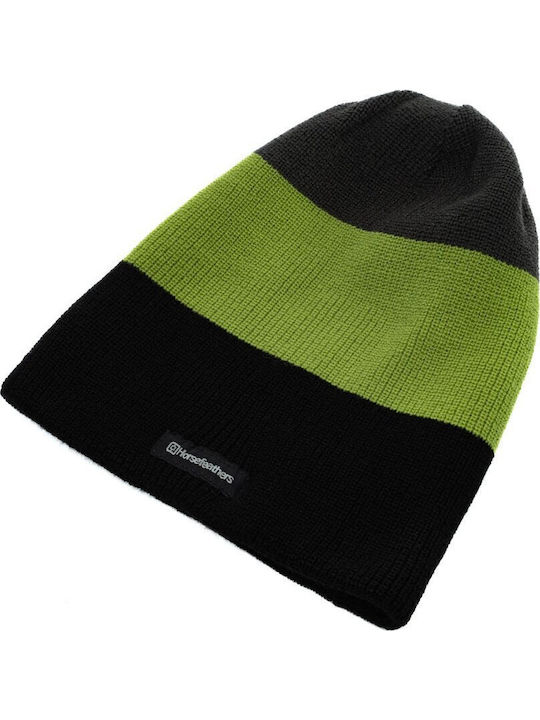 Beanie Unisex Σκούφος Πλεκτός σε Πράσινο χρώμα