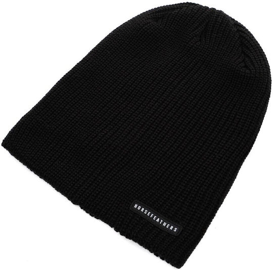 Beanie Unisex Beanie Gestrickt in Schwarz Farbe