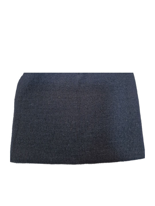 Beanie Unisex Σκούφος Πλεκτός σε Μπλε χρώμα