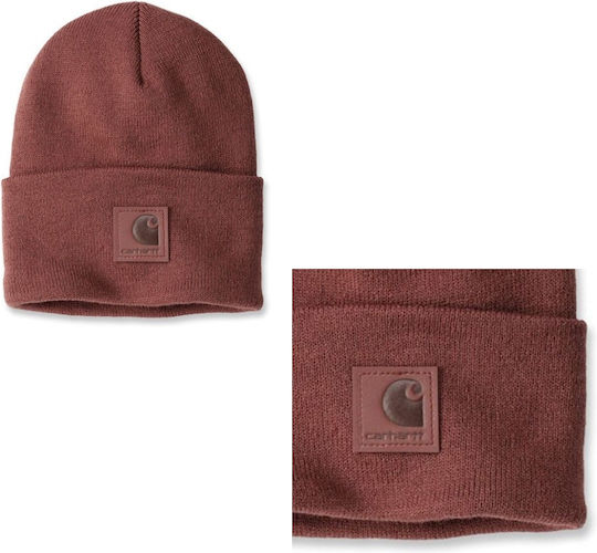 Beanie Unisex Beanie Gestrickt in Braun Farbe