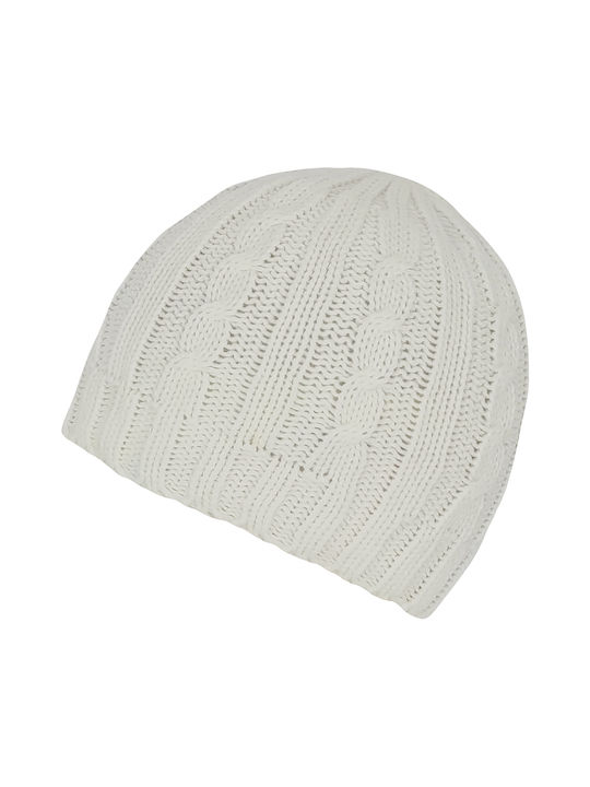 Α&Κ Beanie Beanie Knitted in White color