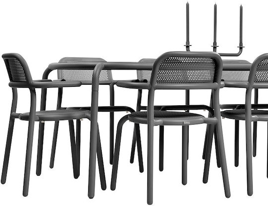 Fatboy Φαναράκι Μεταλλικό Γκρι 46x55x16εκ.
