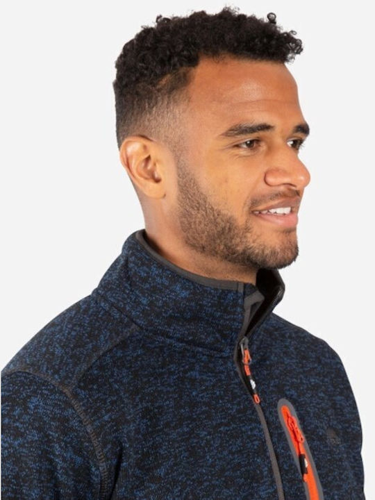 Trespass Men's Fleece Cardigan Navy Blue