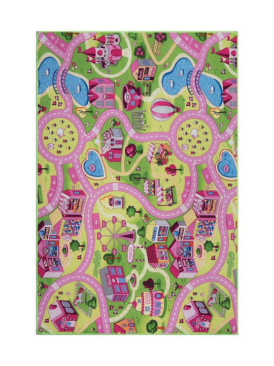 Persika Handmade Kids Synthetic Rug Road Custom Size