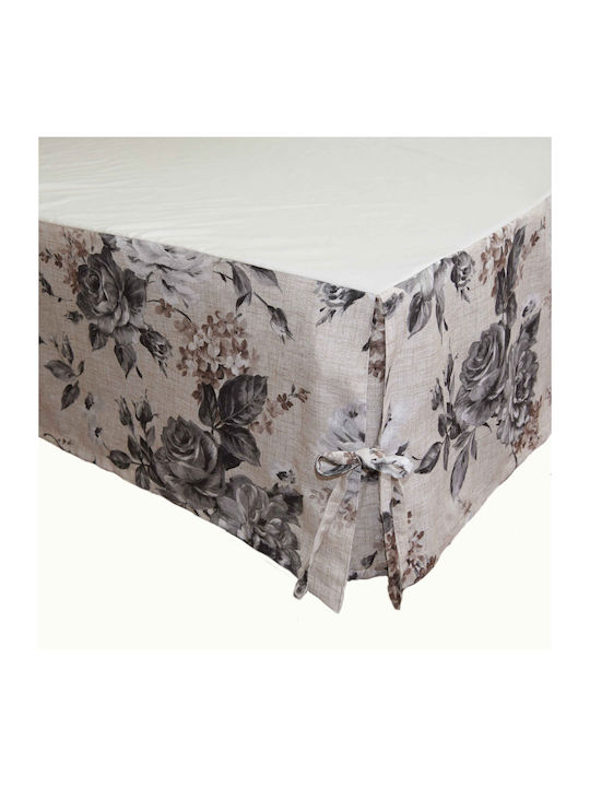 Decocraft Bed Base Cover Grey 160x200cm 1pcs 25-303-00106