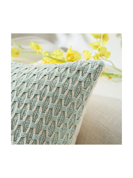 Whitegg Decorative Pillow Case D0200 From 100% Cotton 5 Green 45x45cm