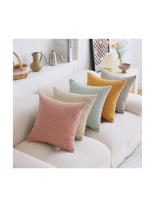 Whitegg Față De Pernă D0200 Din 100% Bumbac Roz 45x45cm