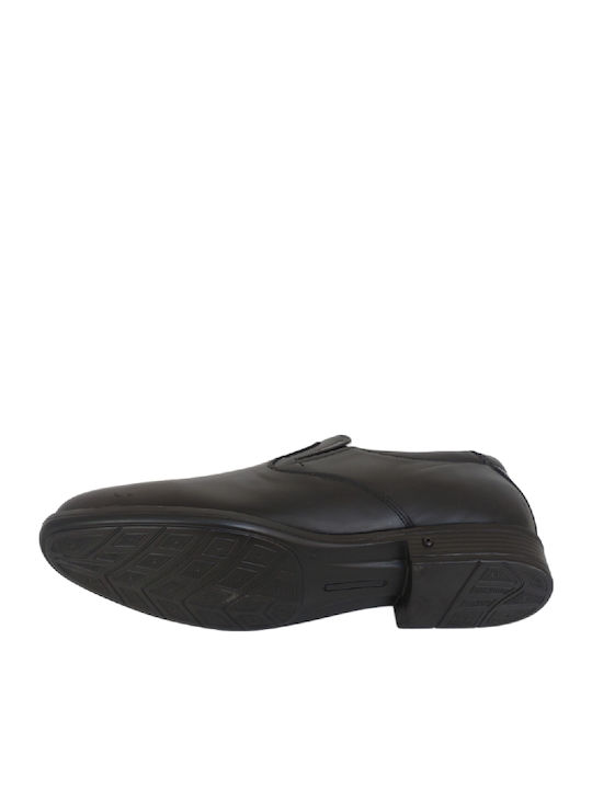 Leder Herren Mokassins in Schwarz Farbe